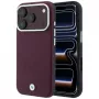 BMW Custodia MagSafe Sign Inclined Deboss Letters per iPhone 18 Pro Max / 17 Pro Max - Bordeaux