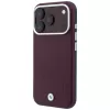 BMW Custodia MagSafe Sign Inclined Deboss Letters per iPhone 18 Pro Max / 17 Pro Max - Bordeaux