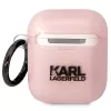 Karl Lagerfeld Custodia per AirPods 1/2 Ikonik Choupette rosa