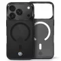 BMW Custodia MagSafe Sign Frosted IML & Metal Logo per iPhone 18 Pro Max / 17 Pro Max - Nero