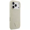 GUESS Custodia MagSafe Croco Triangle Logo per iPhone 17 Pro - Oro