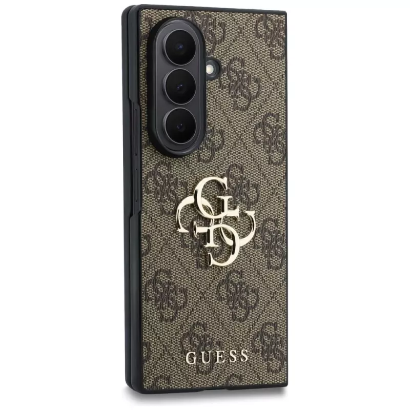 Guess Custodia Big 4G Logo per Samsung Galaxy Z Fold 8 Ultra - Marrone