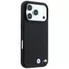 BMW M Custodia MagSafe Tire Track Metal Logo per iPhone 18 Pro / 17 Pro - Nero