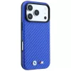 BMW M Custodia MagSafe Carbon Printed Ring per iPhone 18 Pro Max / 17 Pro Max - Blu