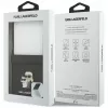 Karl Lagerfeld Custodia Karl & Choupette Saffiano Pins per Samsung Galaxy Z Flip8 - Nero