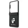 Karl Lagerfeld Custodia Karl & Choupette Saffiano Pins per Samsung Galaxy Z Flip8 - Nero