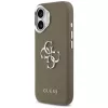Guess Grained Big 4G Classic Logo custodia per Apple iPhone 17 - Marrone