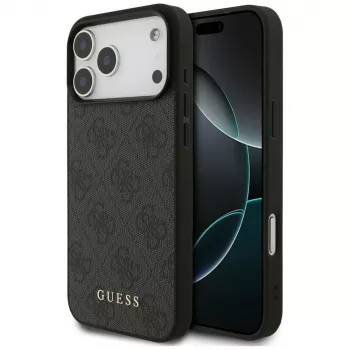 GUESS 4G Classic custodia protettiva per iPhone 18 Pro Max / 17 Pro Max - Nero