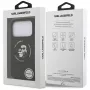 Karl Lagerfeld Silicone Karl & Choupette Ring custodia MagSafe per iPhone 17 Pro Max - Nero