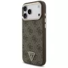 GUESS 4G Triangle Logo custodia MagSafe per iPhone 18 Pro Max / 17 Pro Max - Marrone