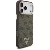 GUESS 4G Triangle Logo custodia MagSafe per iPhone 18 Pro Max / 17 Pro Max - Marrone