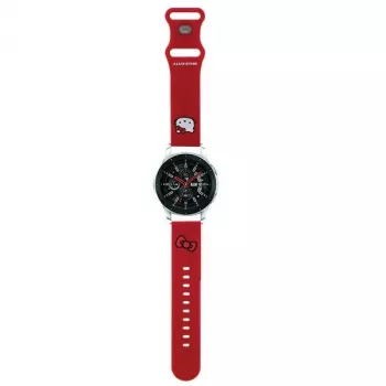 Hello Kitty cinturino universale in silicone 22mm testa Kitty rossa