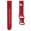 Hello Kitty cinturino universale in silicone 22mm testa Kitty rossa