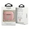 GUESS GUACAPLSVSPG custodia AirPods Pro in silicone Vintage Rosa Verde