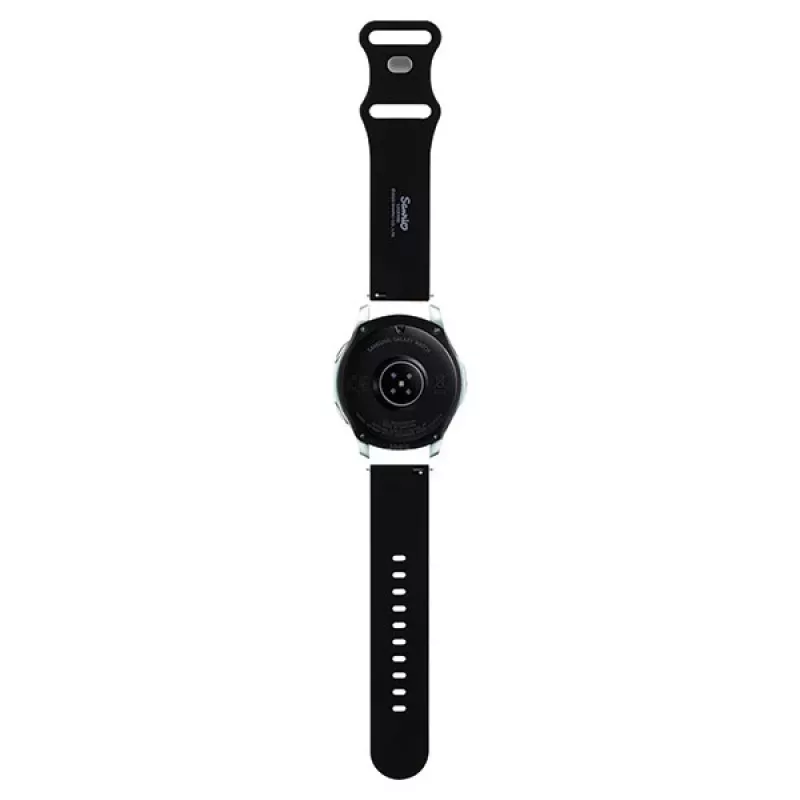 Hello Kitty cinturino in silicone con testa Kitty per smartwatch, 22 mm, Nero
