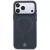 Mercedes Pelle 3D custodia MagSafe per iPhone 18 Pro Max / 17 Pro Max - Antracite