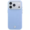 BMW Sign Deboss Quilted Metal Logo custodia MagSafe per iPhone 17 Pro / 18 Pro - Blu