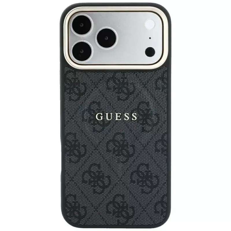 GUESS Embossed 4G Classic custodia MagSafe per iPhone 17 Pro / 18 Pro - Nero