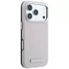 Karl Lagerfeld Grained Mono Resin Logo custodia MagSafe per iPhone 18 Pro / 17 Pro - Rosa