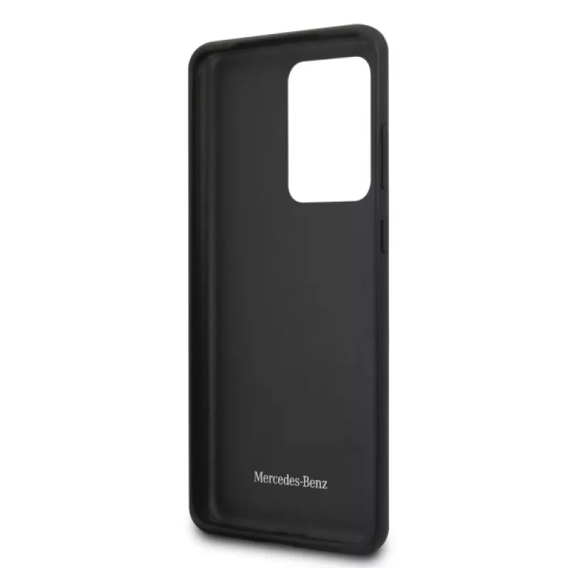 Mercedes-Benz Wood Line Noce custodia rigida per Samsung Galaxy S20 Ultra (G988) - Marrone