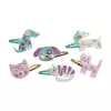 Janod DIY Glitzer set creativo per fermagli per capelli – cani e gatti, 5+ anni