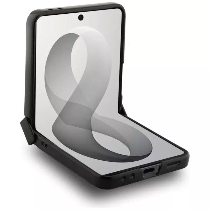 GUESS Big 4G Logo custodia per Samsung Galaxy Z Flip 5 - nero