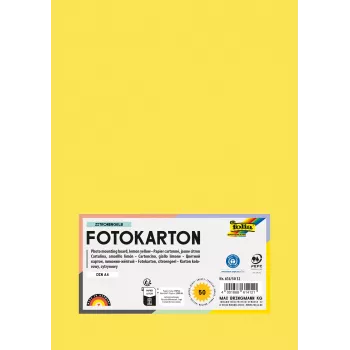 Folia 614/50 12 cartoncino giallo A4 300 g/m² 50 fogli