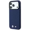 BMW M Carbon Metal Logo custodia MagSafe per iPhone 18 Pro / 17 Pro - navy