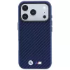 BMW M Carbon Metal Logo custodia MagSafe per iPhone 18 Pro / 17 Pro - navy