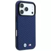 BMW M Carbon Metal Logo custodia MagSafe per iPhone 18 Pro / 17 Pro - navy