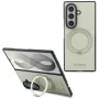 Guess Magnetic Ring Stand Grained Classic Logo custodia MagSafe per Samsung Galaxy Z Fold 8 Ultra (beige)
