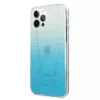 Mercedes-Benz MEHCP12LCLGBL Custodia rigida iPhone 12 Pro Max Transparent Line blu