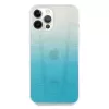 Mercedes-Benz MEHCP12LCLGBL Custodia rigida iPhone 12 Pro Max Transparent Line blu