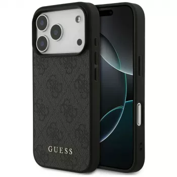 GUESS 4G Classic Custodia posteriore protettiva per Apple iPhone 18 Pro / 17 Pro - nero