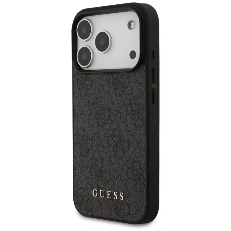 GUESS 4G Classic Custodia posteriore protettiva per Apple iPhone 18 Pro / 17 Pro - nero