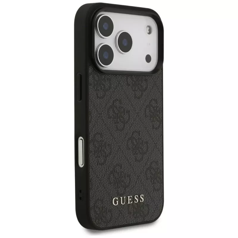 GUESS 4G Classic Custodia posteriore protettiva per Apple iPhone 18 Pro / 17 Pro - nero