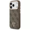 Custodia MagSafe GUESS 4G Triangle Logo per iPhone 17 Pro / 18 Pro - Marrone