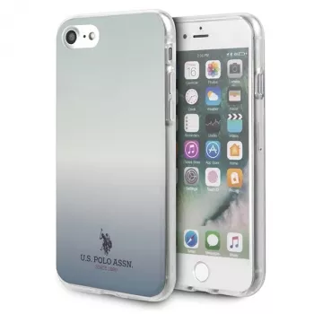 U.S. POLO ASSN. Gradient Pattern Collection custodia rigida per iPhone 7/8/SE (2020/2022) - Blu