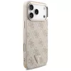 Custodia MagSafe GUESS 4G Triangle Logo per iPhone 18 Pro Max / 17 Pro Max - Oro rosa