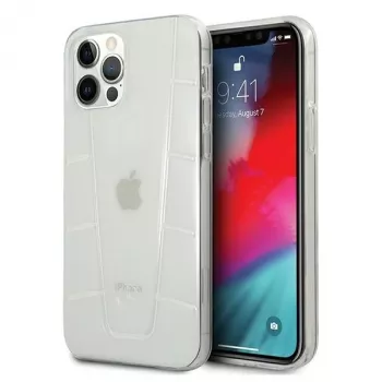 Mercedes-Benz MEHCP12LCLCT custodia rigida trasparente per iPhone 12 Pro Max Transparent Line