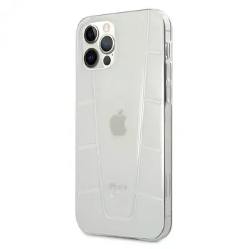 Mercedes-Benz MEHCP12LCLCT custodia rigida trasparente per iPhone 12 Pro Max Transparent Line