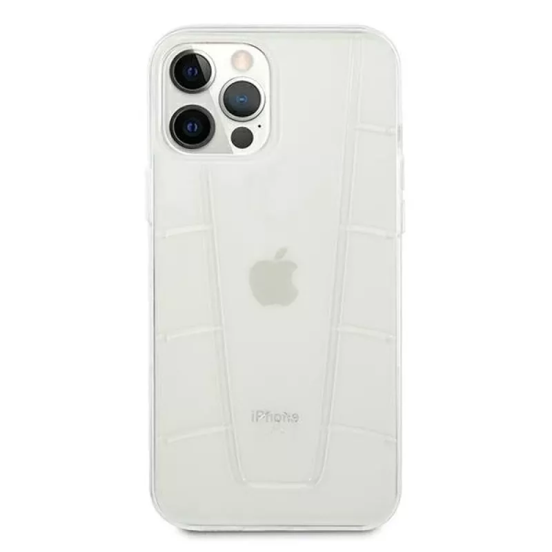 Mercedes-Benz MEHCP12LCLCT custodia rigida trasparente per iPhone 12 Pro Max Transparent Line