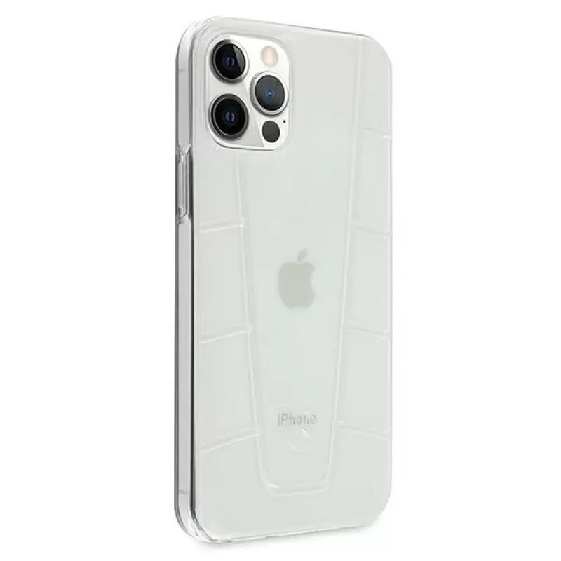 Mercedes-Benz MEHCP12LCLCT custodia rigida trasparente per iPhone 12 Pro Max Transparent Line