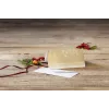 SIGEL DS633 Golden Christmas Night biglietti di Natale DIN long, 25 pezzi con buste