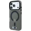 BMW M IML Glossy Metal Logo & Trims custodia MagSafe per iPhone 18 Pro / 17 Pro - nero