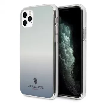 U.S. POLO ASSN. US Polo USHCN58TRDGLB Cover posteriore per iPhone 11 Pro con motivo sfumato blu