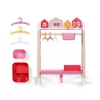 ZAPF CREATION BABY born Appendiabiti armadio per bambole con scatole portatutto e grucce