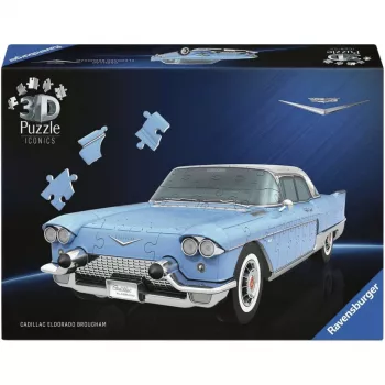 Ravensburger Puzzle 3D Iconics: Cadillac Eldorado Brougham (162 pezzi)