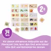 Eichhorn puzzle Montessori - puzzle in legno con pomelli per bambini da 12 mesi, FSC 100%