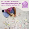 Eichhorn puzzle Montessori - puzzle in legno con pomelli per bambini da 12 mesi, FSC 100%